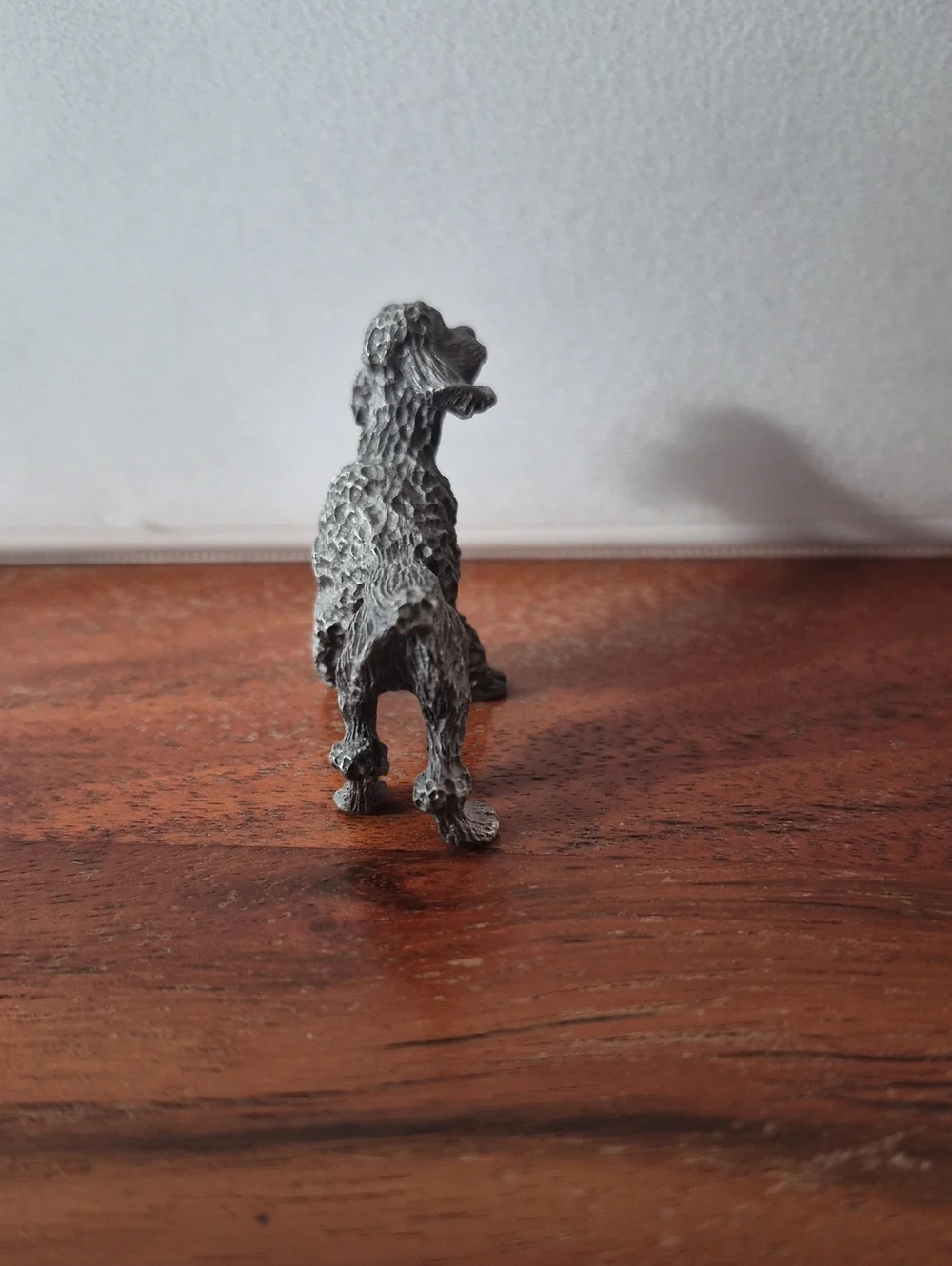 Miniature Pewter Poodle Figurine - Picture 4 of 7